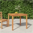 vidaXL Small Durable Solid Teak wood Dining Table in Brown