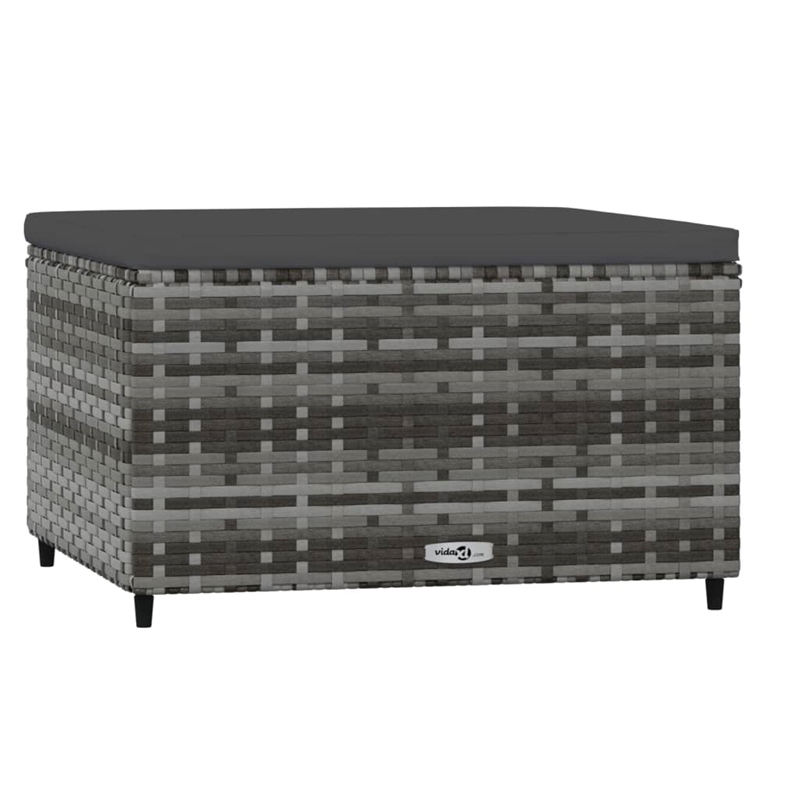vidaXL Patio Footrest in Gray