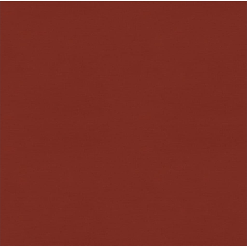 vidaXL PE Rattan Medium Patio Footrest in Brown with Cinnamon Red Cushion