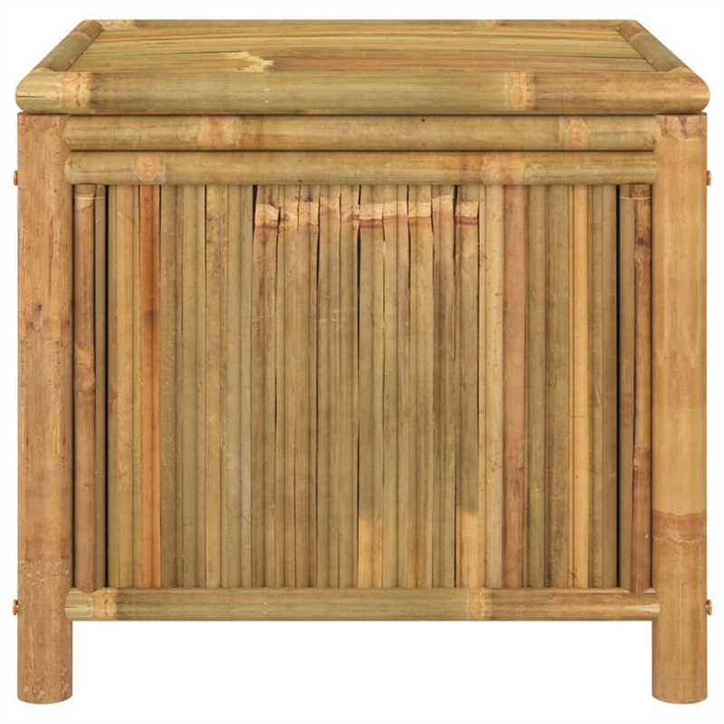 vidaXL Bamboo and Polyethylene Garden Storage Box in Brown