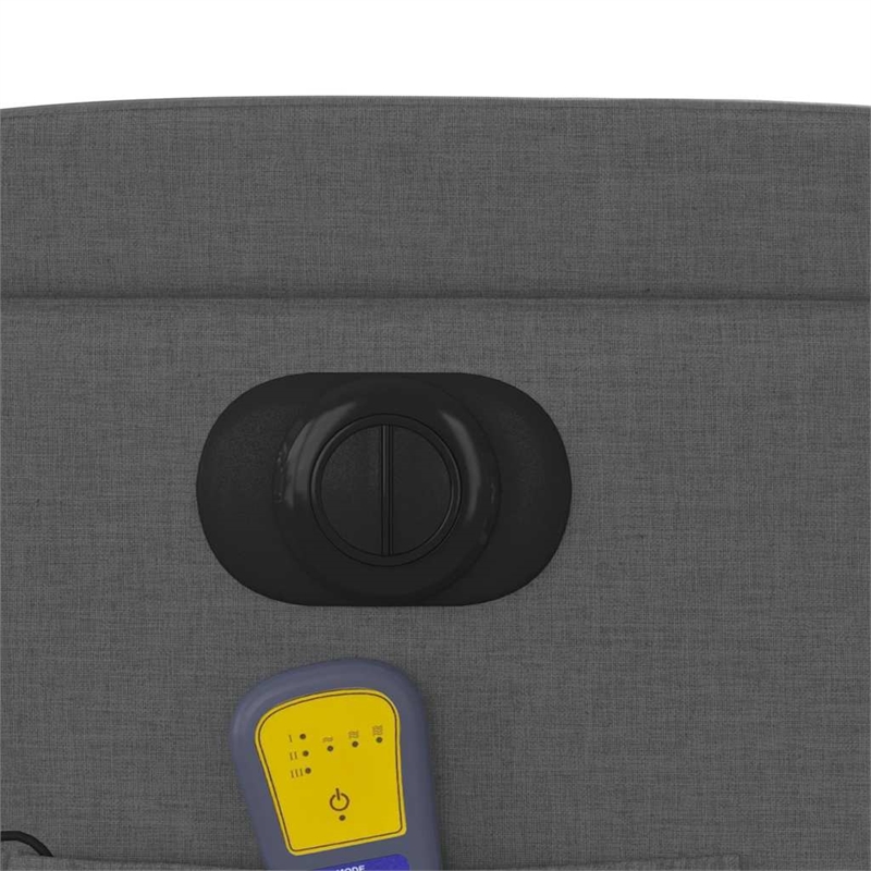vidaXL Electric Massage Recliner Chair in Dark Gray