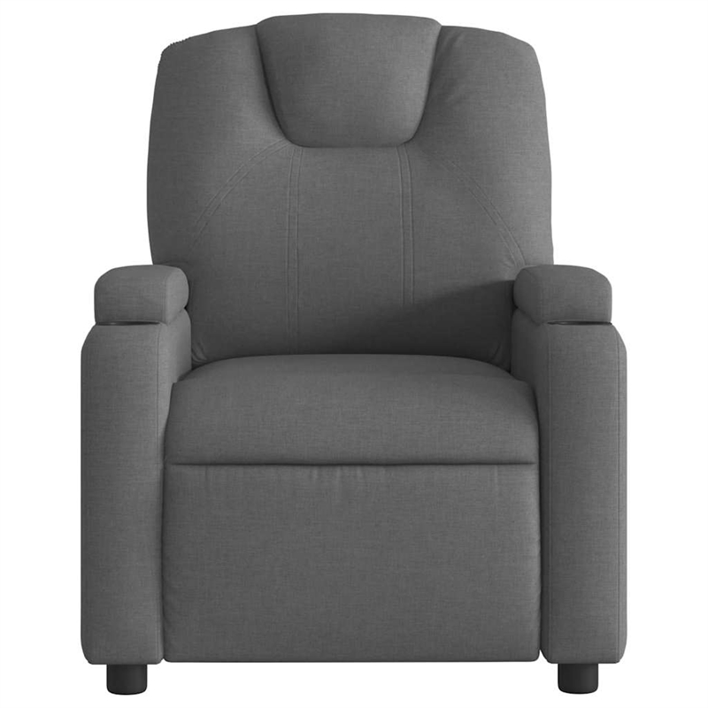 vidaXL Electric Massage Recliner Chair in Dark Gray