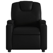 vidaXL Faux Leather Recliner Chair in Black