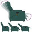 vidaXL Electric Massage Recliner Chair in Green