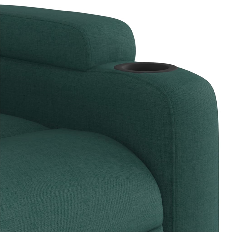 vidaXL Massage Recliner Chair Dark in Green