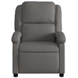 vidaXL Leather Electric Recliner Chair Real in Gray