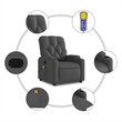 vidaXL Massage Recliner Chair in Dark Grey