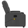 vidaXL Massage Recliner Chair in Dark Grey