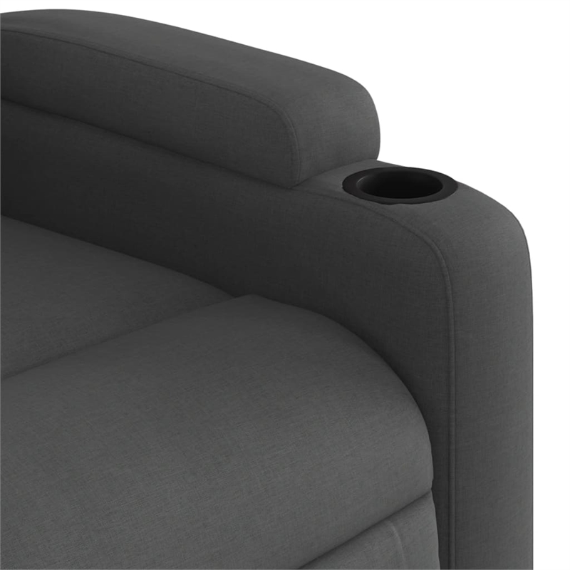 vidaXL Massage Recliner Chair in Dark Grey