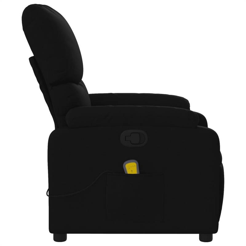 vidaXL Massage Recliner Chair Sofa in Black