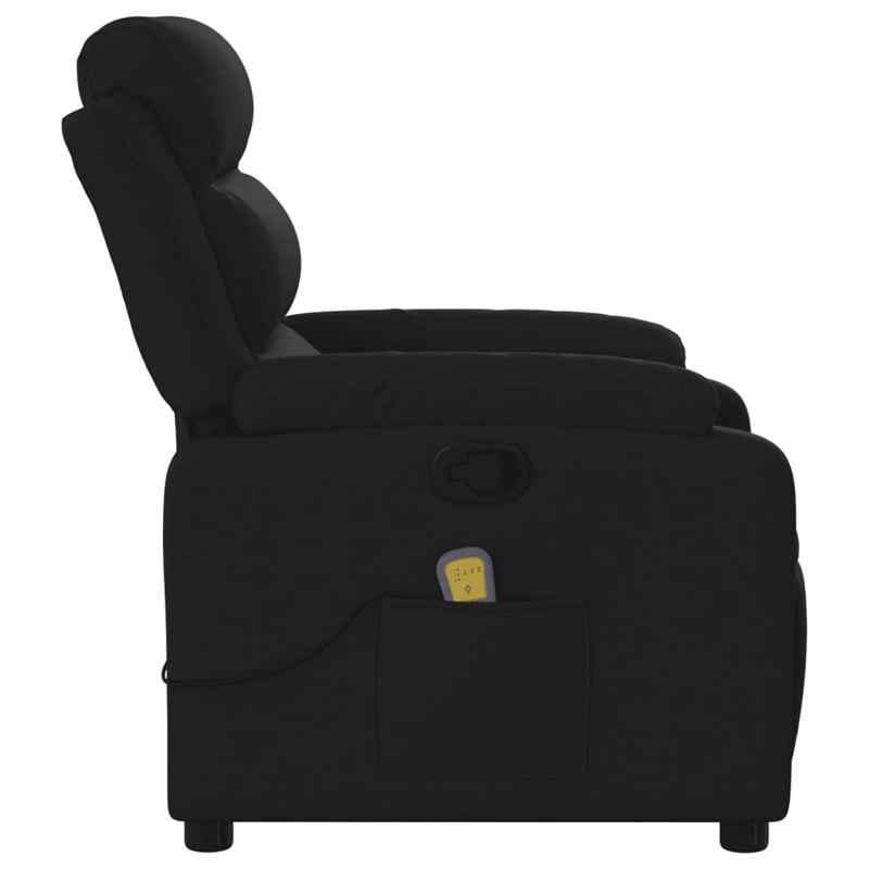 vidaXL Massage Recliner Chair in Black