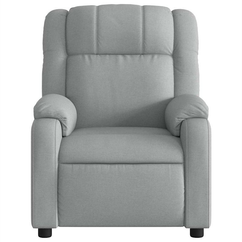 vidaXL Massage Recliner Chair in Light Gray