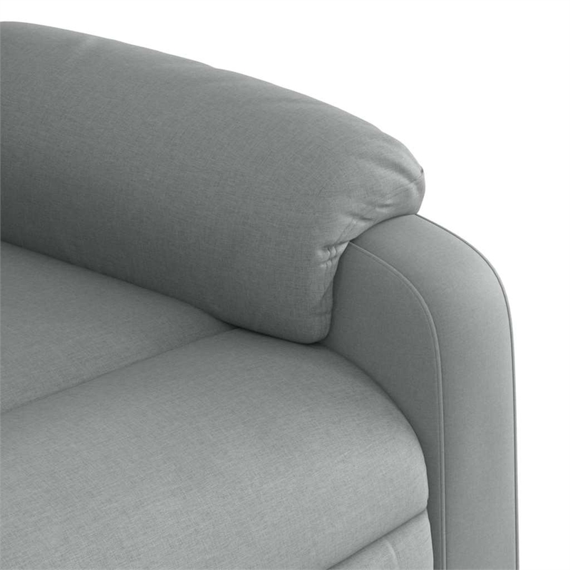 vidaXL Massage Recliner Chair in Light Gray