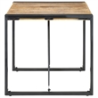 vidaXL Rough Mango Wood  Dining Table in Brown