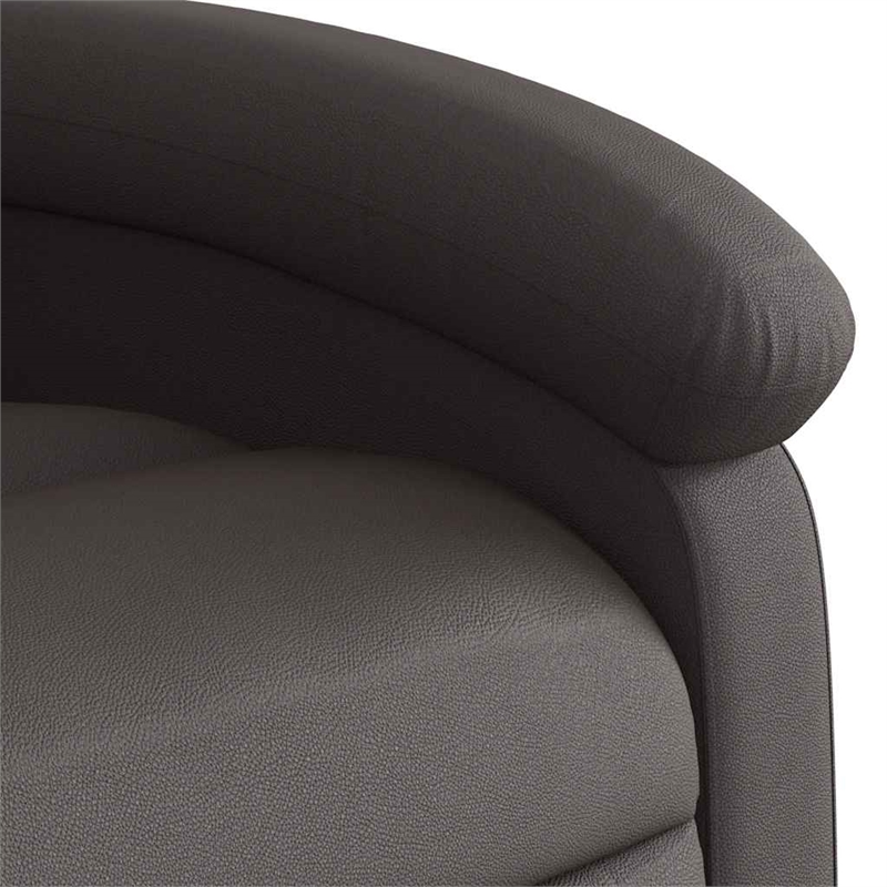vidaXL Electric Stand Up Massage Recliner Chair in Dark Brown