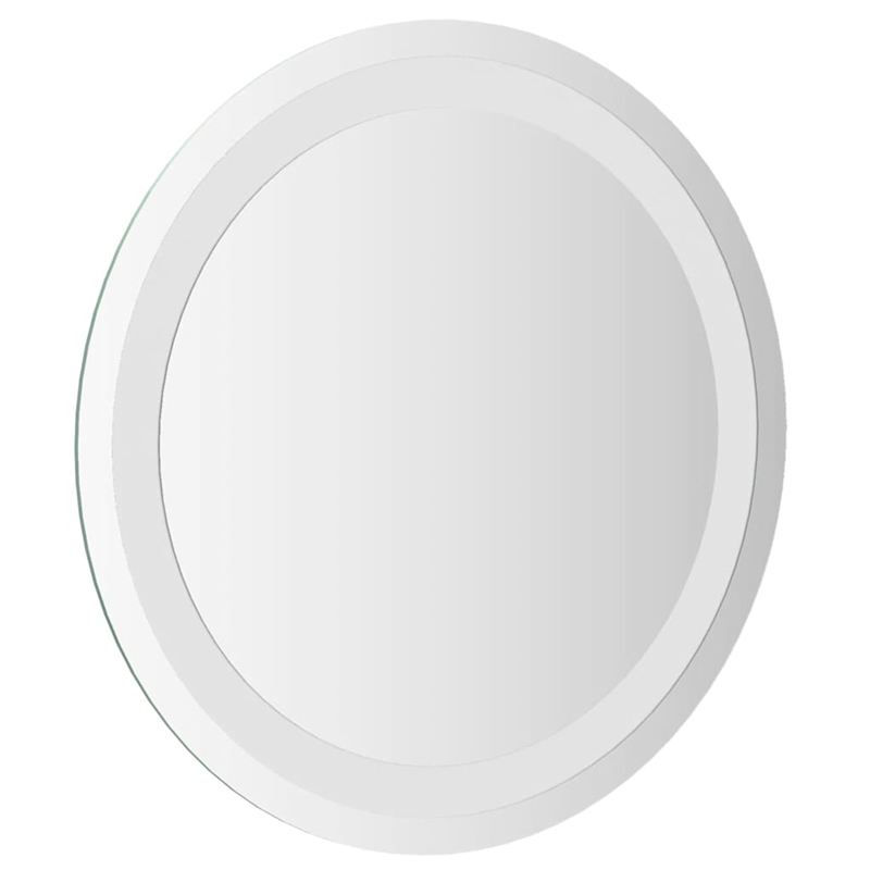 vidaXL Medium LED Bathroom Mirror in Transparent/Clear