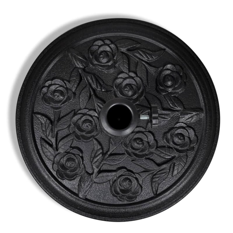 vidaXL Heavy Weight Resin Parasol Base in Black