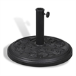 vidaXL Heavy Weight Resin Parasol Base in Black