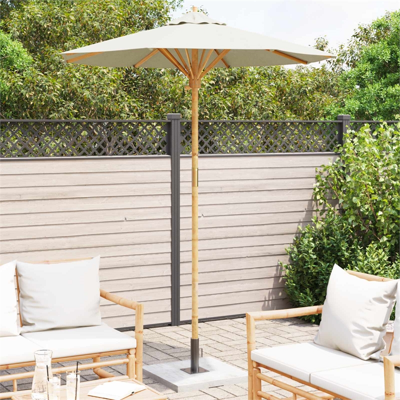 vidaXL Garden Parasol in Cream White
