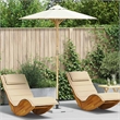 vidaXL Garden Parasol in Cream White