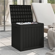 vidaXL Polypropylene Garden Storage Box in Black