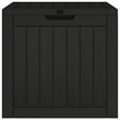 vidaXL Polypropylene Garden Storage Box in Black