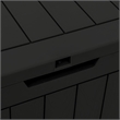 vidaXL Polypropylene Garden Storage Box in Black