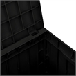 vidaXL Polypropylene Garden Storage Box in Black