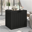 vidaXL Polypropylene Garden Storage Box in Black