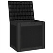 vidaXL 312. Gallon Polypropylene Garden Storage Box in Black