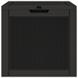 vidaXL 312. Gallon Polypropylene Garden Storage Box in Black