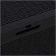 vidaXL 312. Gallon Polypropylene Garden Storage Box in Black