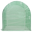 vidaXL Galvanized Steel Medium Greenhouse in Green