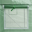 vidaXL Galvanized Steel Medium Greenhouse in Green