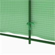 vidaXL Galvanized Steel Greenhouse in Green Polyethylene