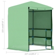 vidaXL Powder-Coated Steel 89.4 x 87.8