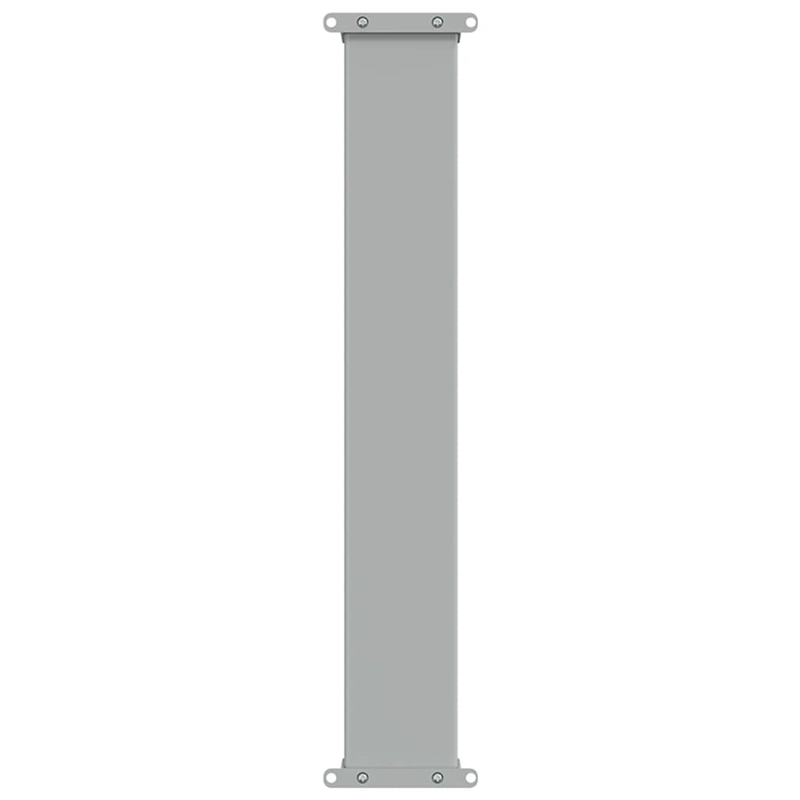 vidaXL Side Awning in Blue and Grey