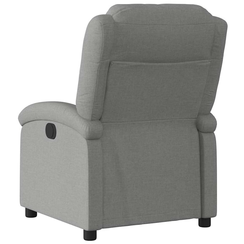 vidaXL Fabric Recliner Chair in Dark Grey
