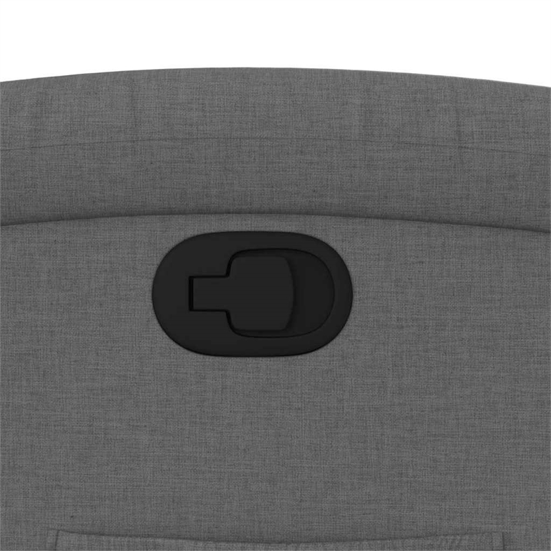 vidaXL Fabric Recliner Chair in Dark Grey