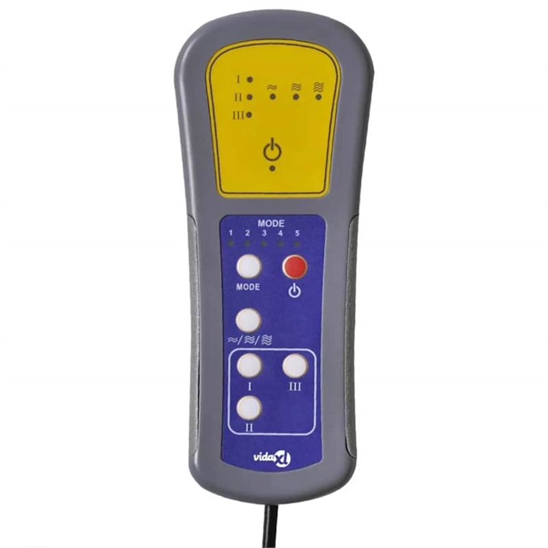 vidaXL Velvet Massage Recliner Chair in Black