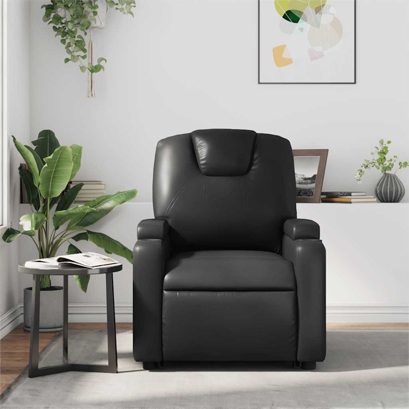 vidaXL Massage Recliner Chair in Black