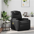 vidaXL Massage Recliner Chair in Black