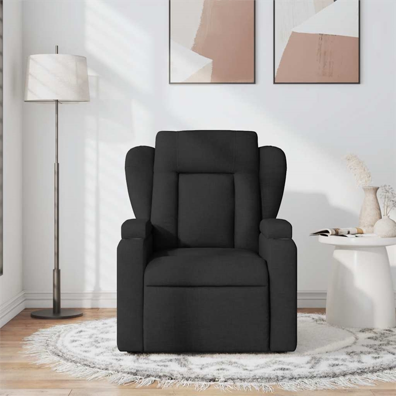 vidaXL Massage Recliner Chair in Black