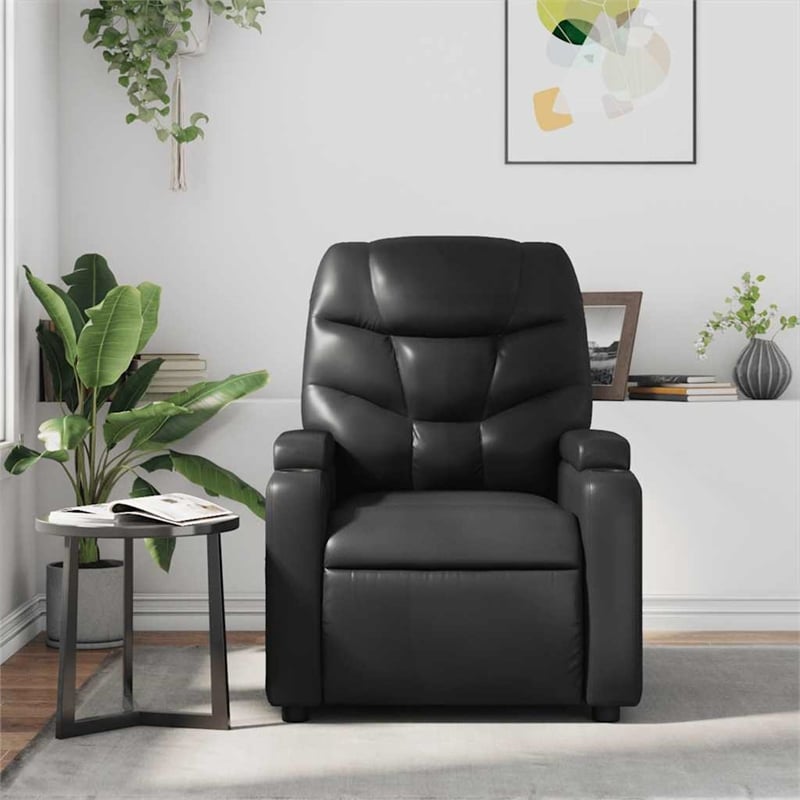 vidaXL Massage Recliner Chair in Black