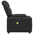 vidaXL Massage Recliner Chair in Black