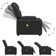 vidaXL Massage Recliner Chair in Black