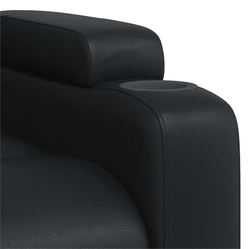 vidaXL Massage Recliner Chair in Black
