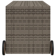 vidaXL Garden Storage Box in Gray