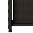 vidaXL PE Rattan Garden Storage Cabinet in Black