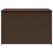 vidaXL PE Rattan Outdoor Storage Box in Brown